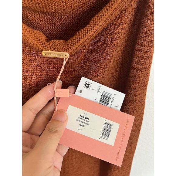 Cult Gaia Serita Dress in Amber L - Picture 12 of 13